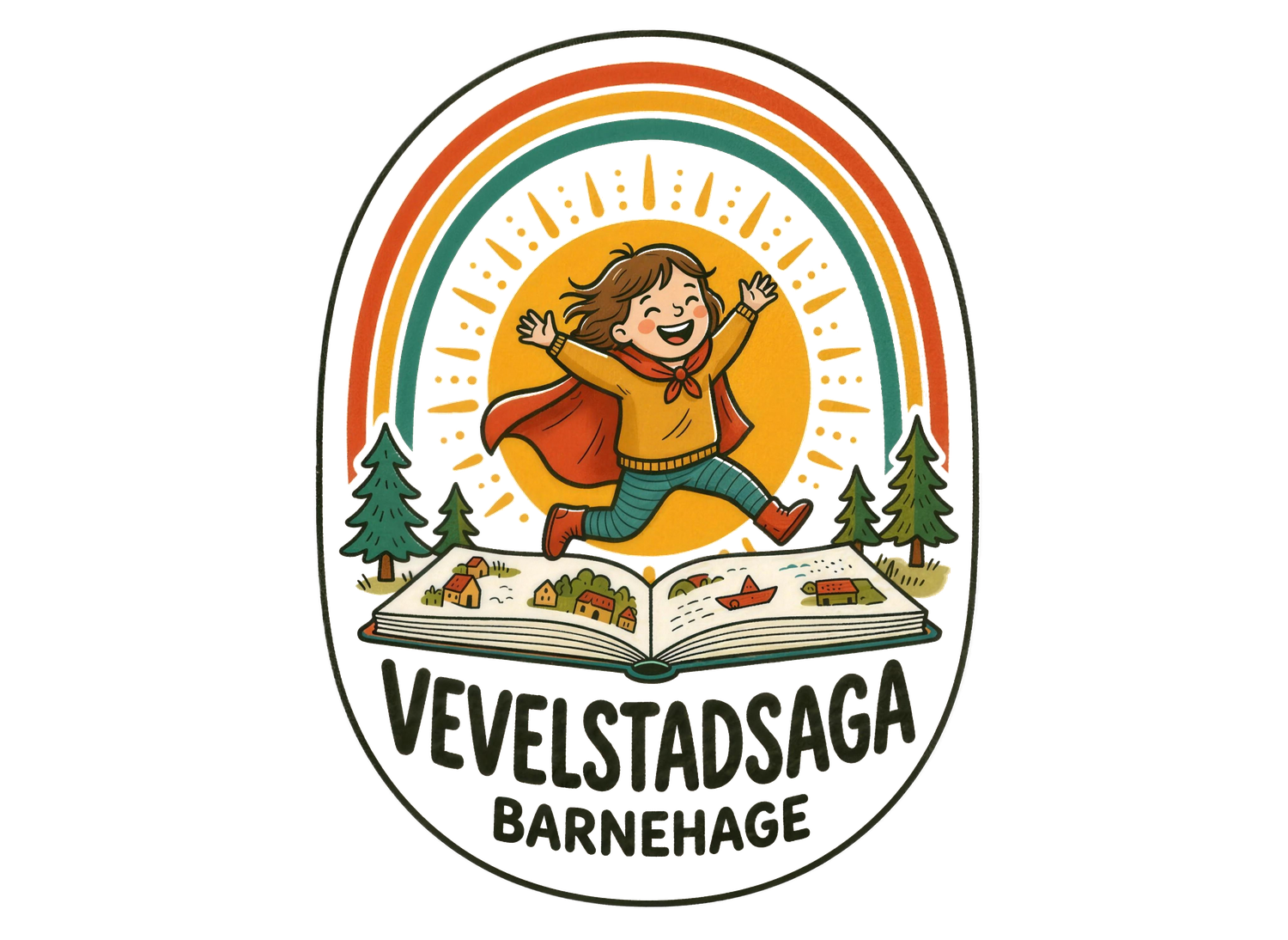 Vevelstadsaga Barnehage logo